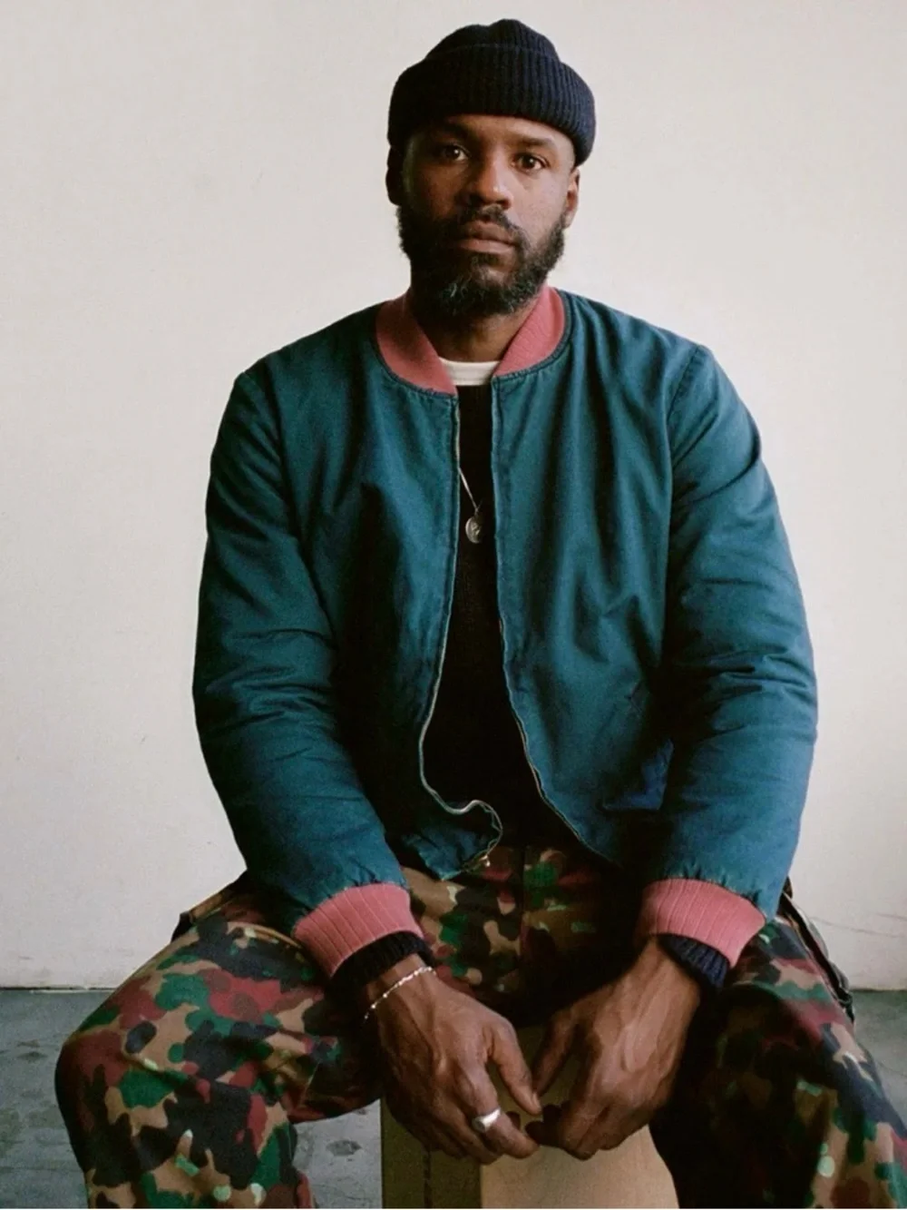 Imogene + Willie quilt lined bomber in juniper XL - Picture 3 of 11